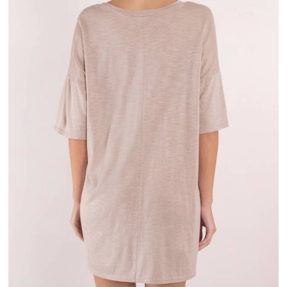 NWT 🆕 TOBI Taupe Choker Dress 🆕 size SMALL - Picture 3 of 3